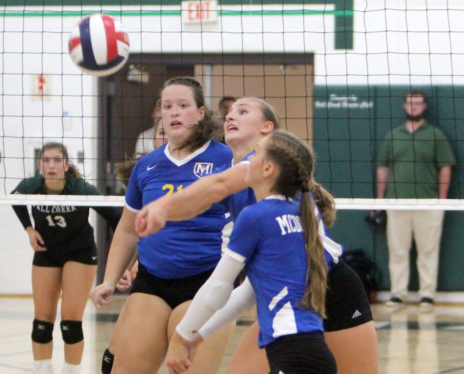 McDonell at Fall Creek volleyball 10-10-19